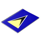 Saint Lucia Notizblock (Linke Seite)