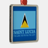 Saint Lucia Ornament Aus Metall (Rechts)