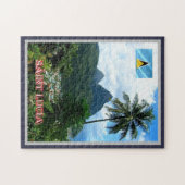 Saint Lucia - Panorama - Puzzle (Horizontal)