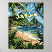 Saint Lucia Poster (Vorne)