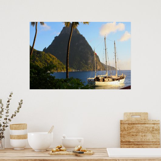 Saint Lucia Poster (Küche)