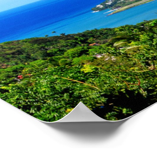 Saint Lucia Poster (Ecke)