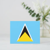 Saint Lucia Postkarte (Stehend Vorderseite)