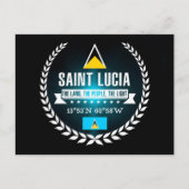 Saint Lucia Postkarte (Vorderseite)