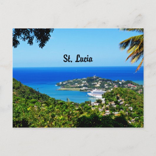 Saint Lucia Postkarte (Vorderseite)