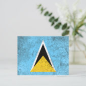 Saint Lucia Postkarte (Stehend Vorderseite)