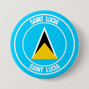 Saint Lucia RundEmblem Button