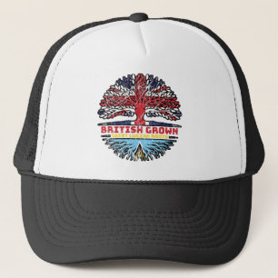 Saint Lucia Saint Lucian British UK Tree Roots Truckerkappe