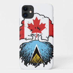 Saint Lucia Saint Lucian Kanada Tree Root Case-Mate iPhone Hülle