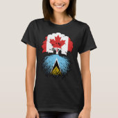 Saint Lucia Saint Lucian Kanada Tree Root T-Shirt (Vorderseite)