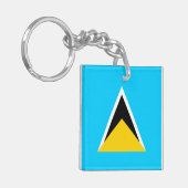 Saint Lucia Schlüsselanhänger (Vorderseite links)