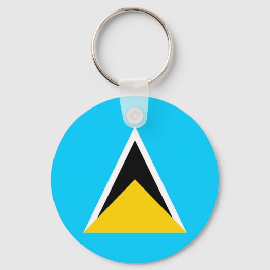 Saint Lucia Schlüsselanhänger (Vorderseite)