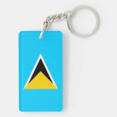 Saint Lucia Schlüsselanhänger (Rückseite)