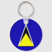 Saint Lucia Schlüsselanhänger (Vorderseite)