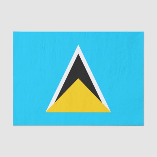 Saint Lucia Seidenpapier (Vorderseite)