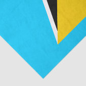Saint Lucia Seidenpapier (Ausschnitt)