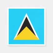 Saint Lucia Serviette (Vorderseite)