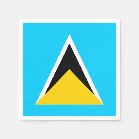 Saint Lucia Serviette (Vorderseite)