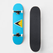 Saint Lucia Skateboard (Vorderseite)