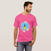 Saint Lucia Splash T-Shirt (Vorne ganz)