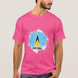 Saint Lucia Splash T-Shirt