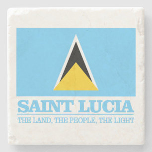 Saint Lucia Steinuntersetzer