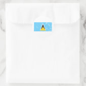 Saint Lucia Sticker (Tasche)