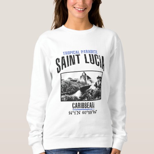 Saint Lucia Sweatshirt (Vorderseite)