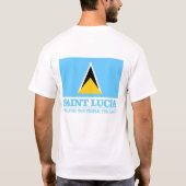 Saint Lucia T-Shirt (Rückseite)