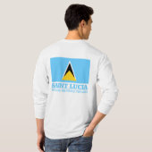 Saint Lucia T-Shirt (Schwarz voll)
