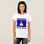 Saint Lucia T-Shirt (Vorne ganz)