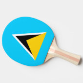 Saint Lucia Tischtennis Schläger (Seitenansicht)