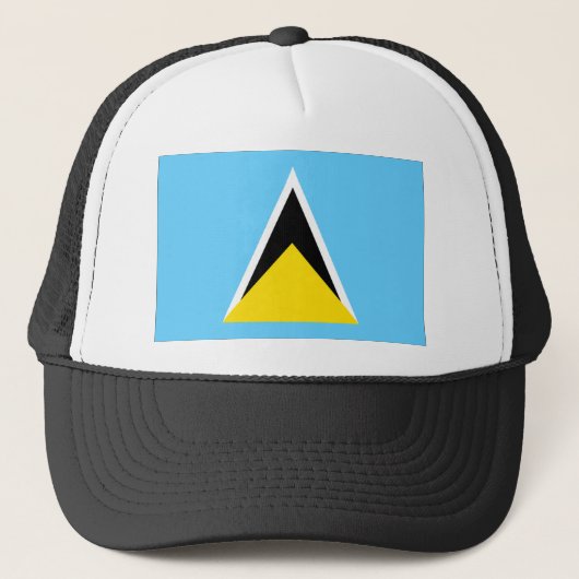 Saint Lucia Truckerkappe (Vorderseite)
