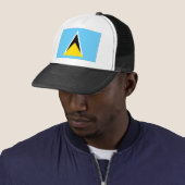 Saint Lucia Truckerkappe (Beispiel)
