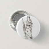Saint Lucia von Bernardino Luini Button (Vorne & Hinten)