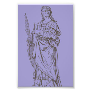 Saint Lucia von Bernardino Luini Fotodruck