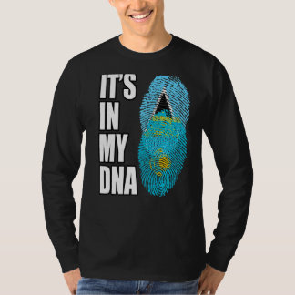 Saint Lucian und jordanisches Vintages Erbe T-Shirt