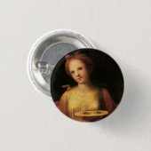 Saint Lucy by Domenico Beccafumi, 1521 Button (Vorne & Hinten)