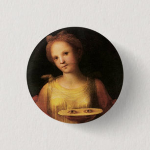 Saint Lucy by Domenico Beccafumi, 1521 Button