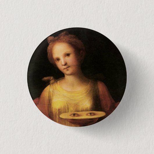 Saint Lucy by Domenico Beccafumi, 1521 Button (Vorderseite)