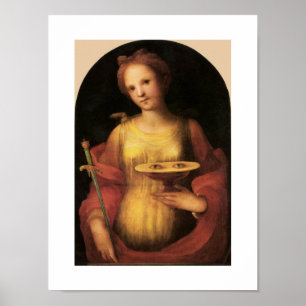 Saint Lucy by Domenico Beccafumi, 1521 Poster
