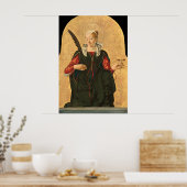 Saint Lucy - Francesco del Cossa Kunstvoll wandern Poster (Küche)