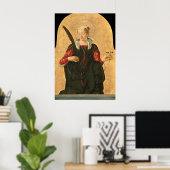 Saint Lucy - Francesco del Cossa Kunstvoll wandern Poster (Heimbüro)