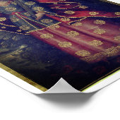 Saint Lucy im Stil der Cusco-Schule Poster (Ecke)