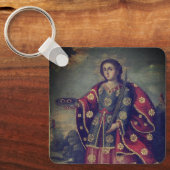 Saint Lucy im Stil der Cusco-Schule Schlüsselanhänger (Vorderseite)
