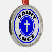 Saint Lucy Ornament Aus Metall (Rechts)