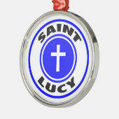 Saint Lucy Ornament Aus Metall (Links)