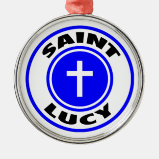 Saint Lucy Ornament Aus Metall