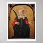 Saint Lucy von Francesco del Cossa Poster (Vorne)