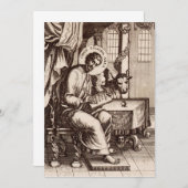 Saint Luke, Evangelist und Apostel Einladung (Vorne/Hinten)